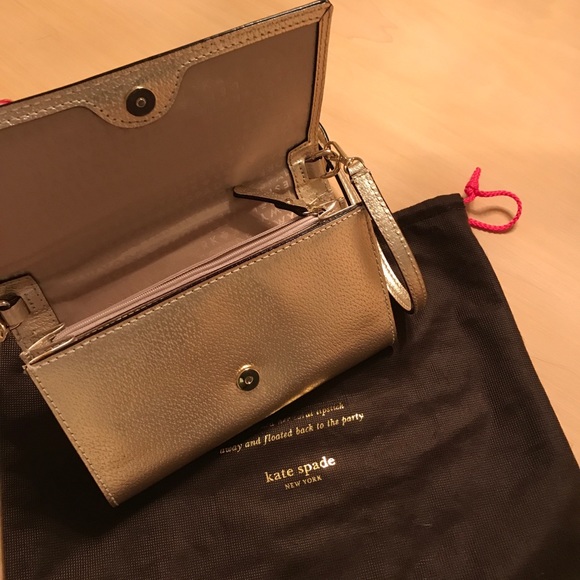 Kate Spade Metallic Clutch - Picture 2 of 6